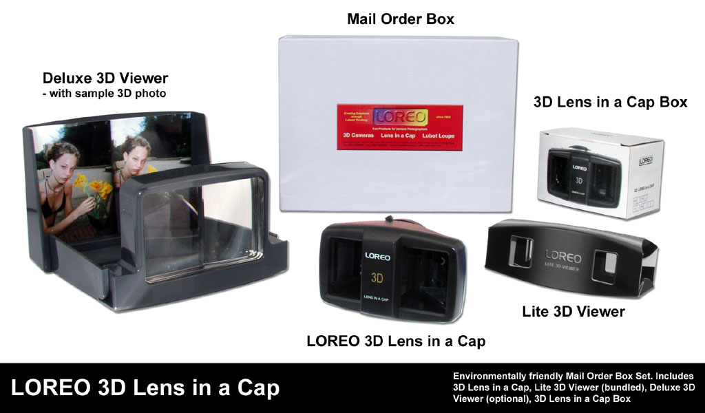 LOREO 3D Lens in a Cap Mail Order Box Set