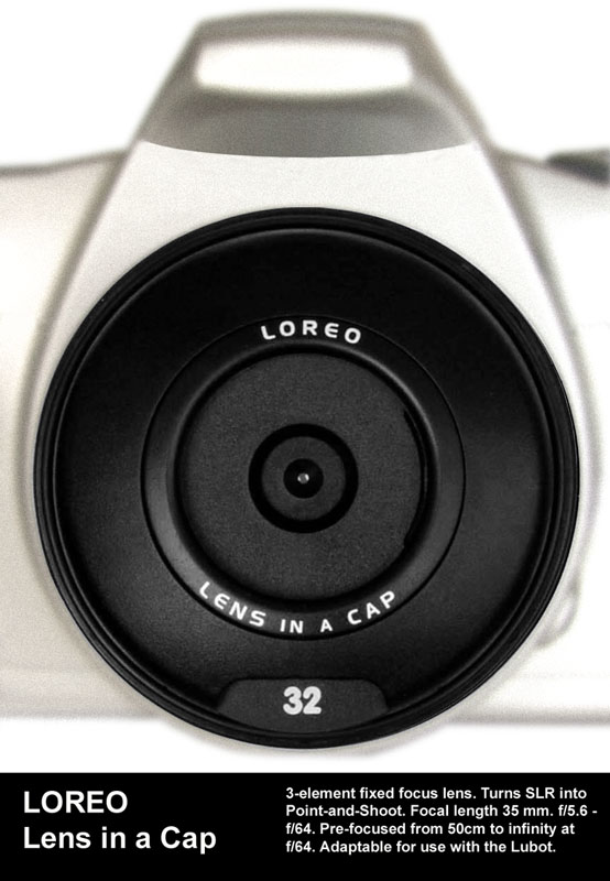 LOREO Lens in a Cap - mounted