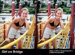 Girl on Bridge